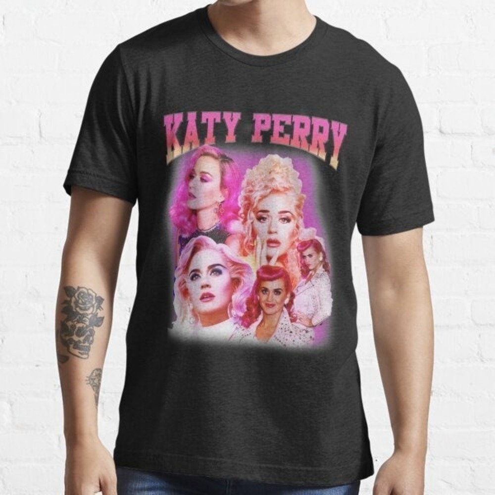 Katy Perry Pop Music Fan Retro Graphic Concert Style T-Shirt